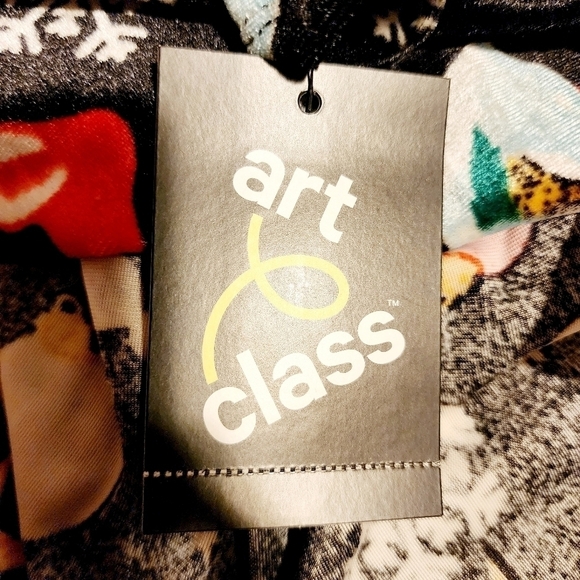 NWT Art Class Black Velvety Christmas Holiday Party Dress Long Sleeve Midi New - Picture 14 of 14